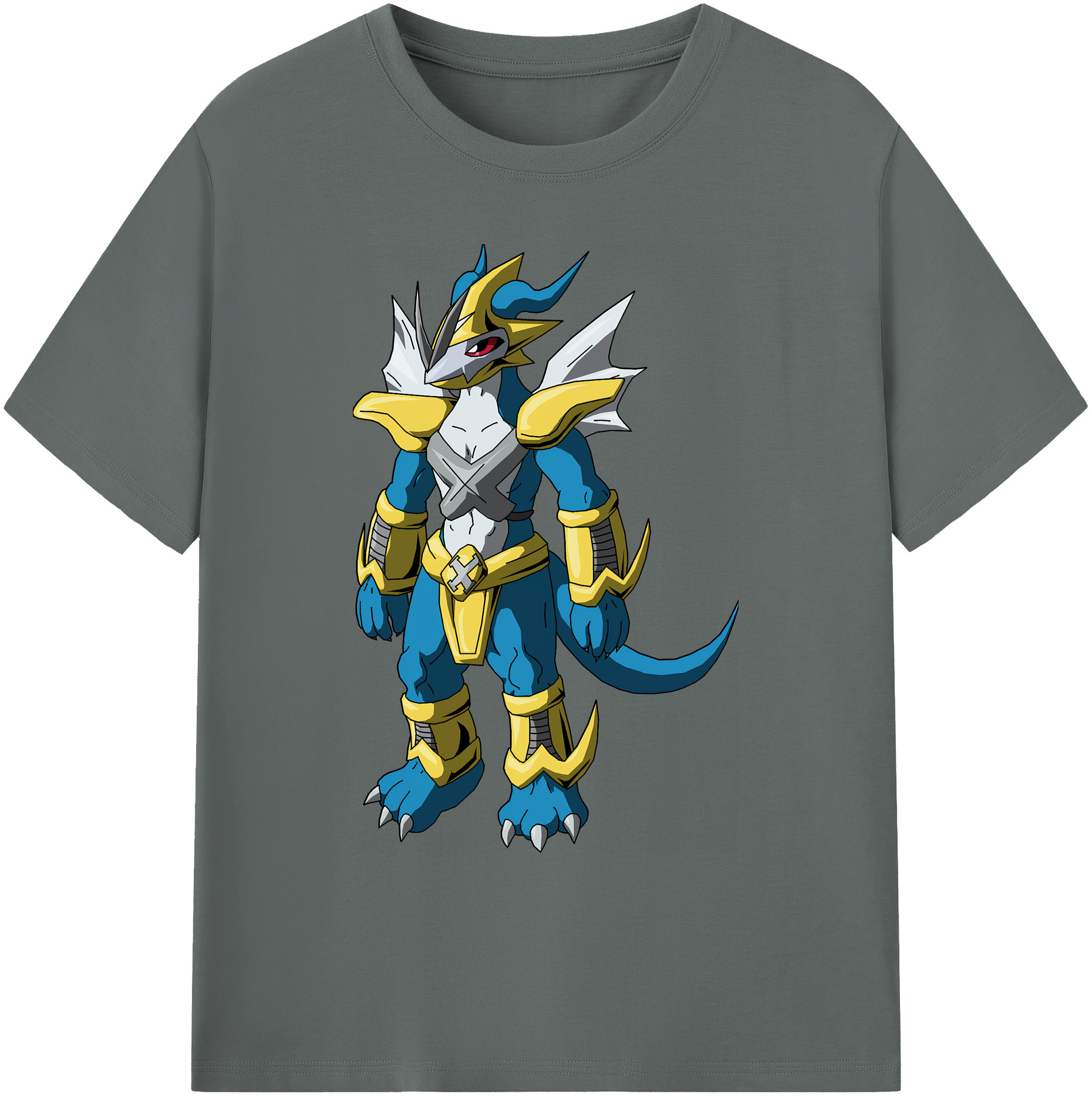 （画像用） Digimon デジタルモンスター/デジモン 綿100％ メンズ半袖Tシャツ｜肌触りやわらか＆通気性